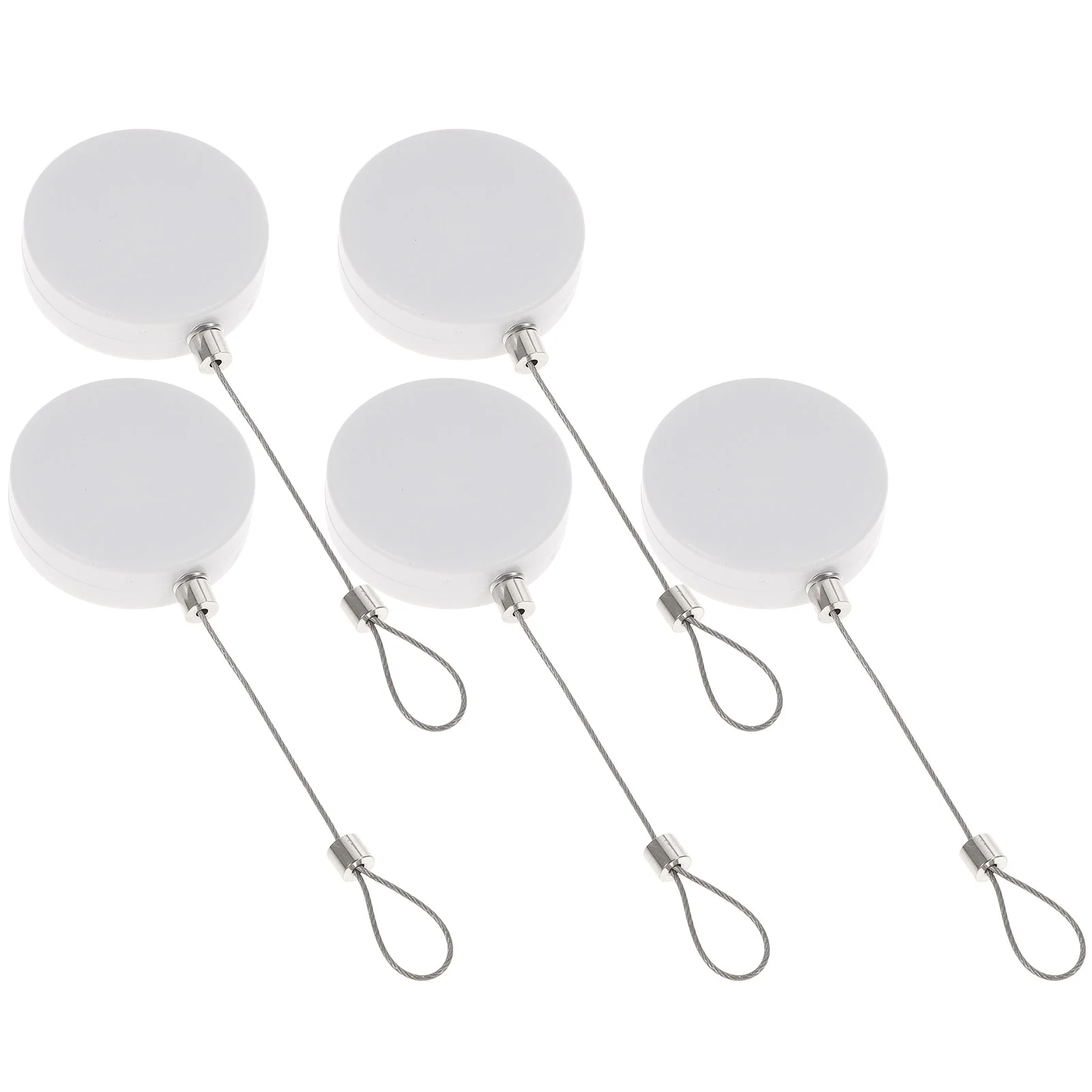 

5pcs Retractable Anti Cable Case: Security Steel Wire For Phones Tablets Earphones Display Protection Anti Lost Wire