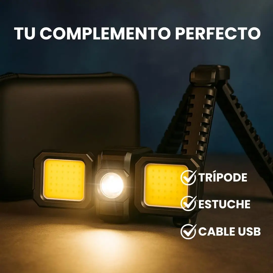 مصباح يدوي سلسلة مفاتيح COB ساطع، مصباح عمل صغير قابل لإعادة الشحن، مصباح جيب مغناطيسي محمول للتخييم والصيد والمشي لمسافات طويلة في حالات الطوارئ