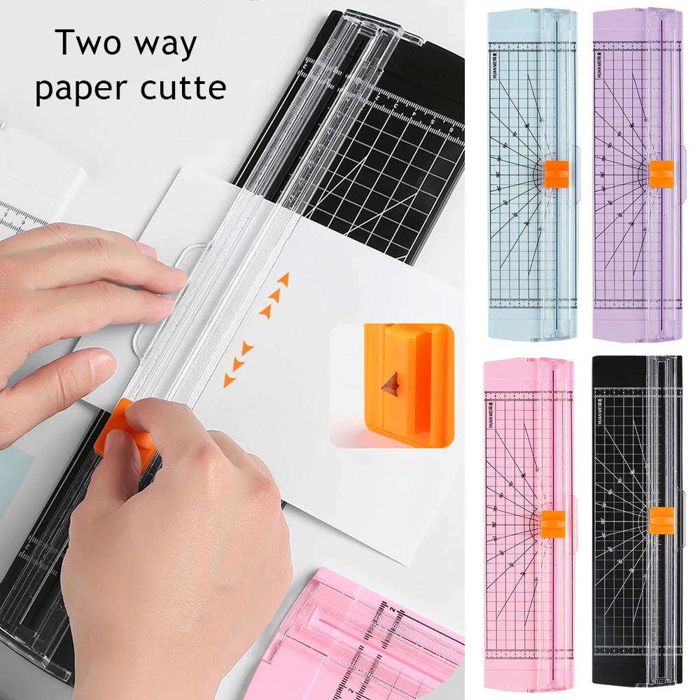 A4/A5 Paper Cutting Guillotine Paper Cutter With Pull-out Ruler For Photo Trimmers Scrapbook Lightweight Cutting Mat Machine