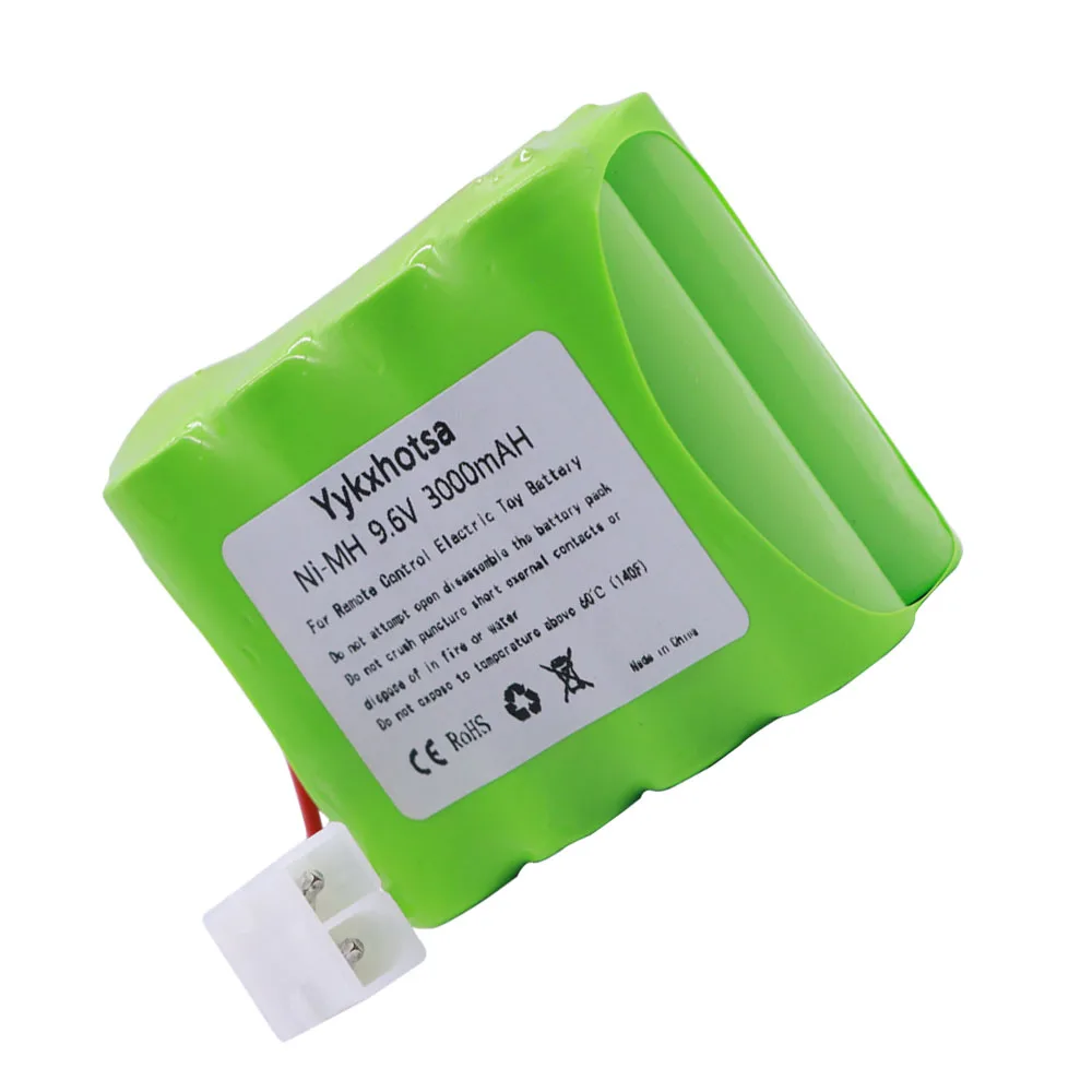 9.6V 3000mah NiMH Battery For Rc toys Cars Tanks Trains Robot Boat Gun Ni-MH AA 9.6v Double-deck NI-MH battery X model toy parts