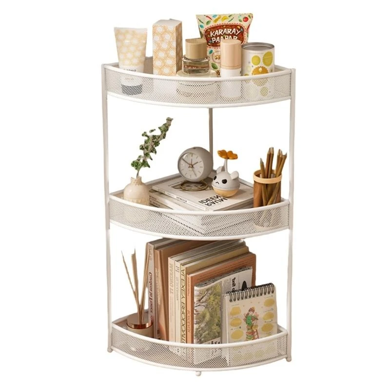 

Metal Mesh Desk File Organizers Multi Tiered Bookshelf Storage Display Shelf Rack Office Desk Document Organizers Stand