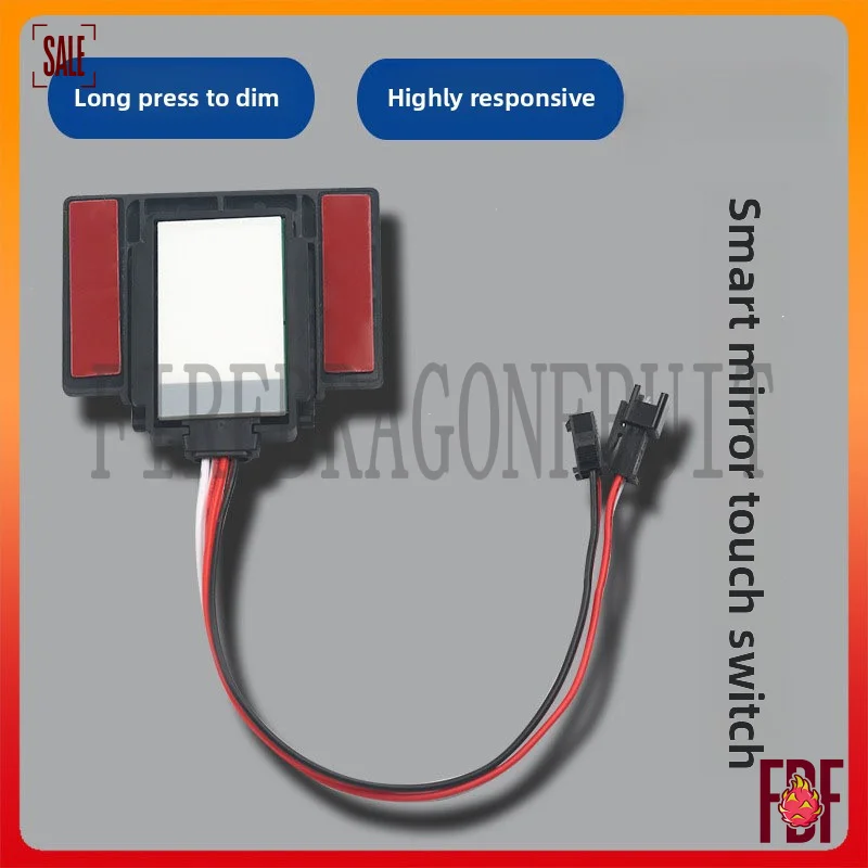 MirrorSwitch 8mm Ultra Thin Single Bathroom Mirror Dimming TouchSwitch