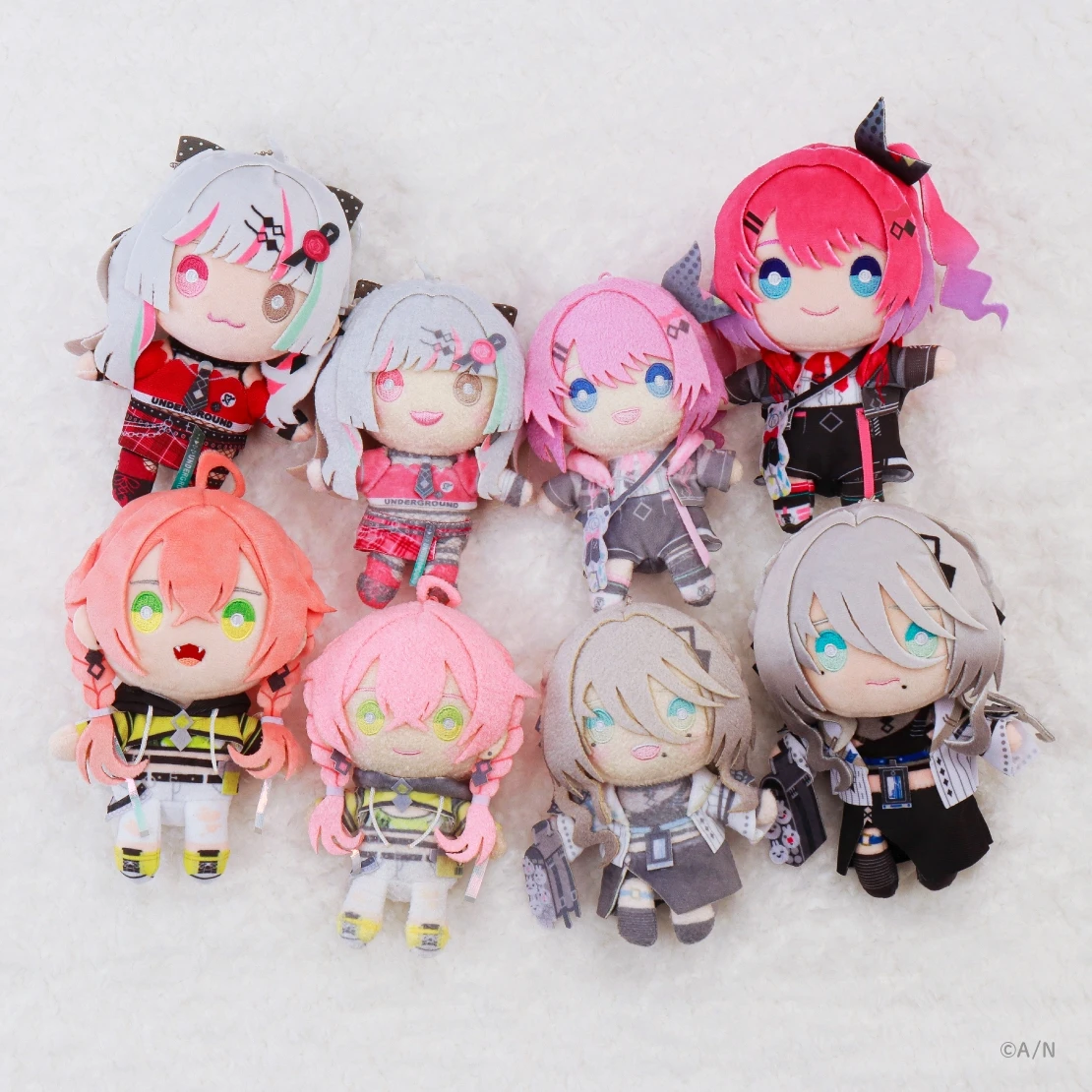 

100% официальные плюшевые игрушки NIJISANJI, хлопковые куклы, подвески, мультяшные украшения и подвески, детские коллекционные подарочные игрушки
