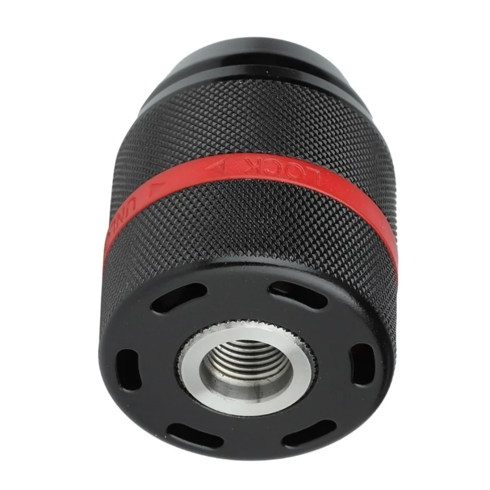 0.8-10mm Keyless 3/8-24UNF Thread Metal Drill Chuck Self Locking Drill Collet For Hand Electric Drill Quick Change Conversion