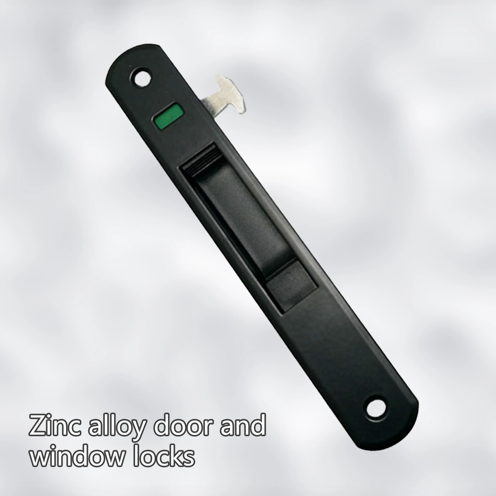 Zinc Alloy Slide Door Lock Smooth Push and Pull Silent Operation Lock for Outdoor Garage Furniture