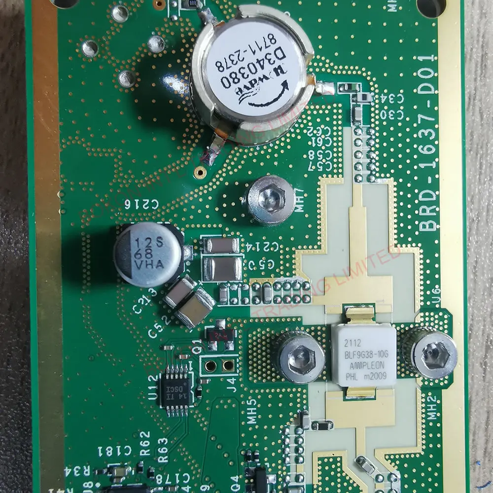 Transistor de potência LDMOS, 3.4GHz, 3.6GHz, 3.8GHz, 10W, 28V, BLF9G38-10G com PCB, RF, 3400MHz, 3600MHz, 3800MHz, BLF9G38-10GU, GJ