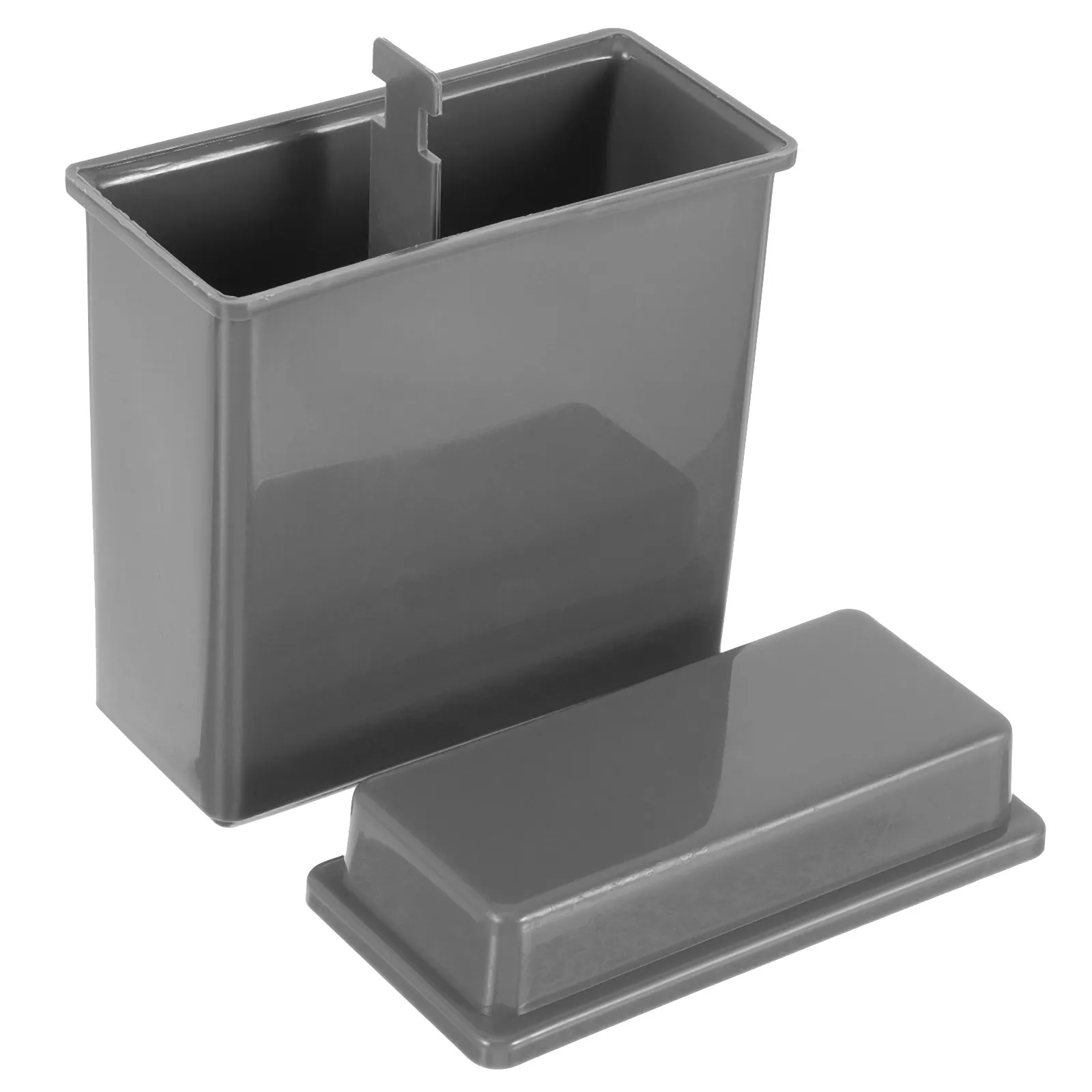1Set Plastic Microscope Slides Staining Rack and Jar Slide Storage Rack for Laboratory Teaching Scientific Research Experiments