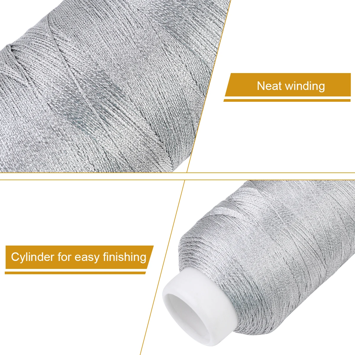 

Jewelry Making Multiple Gold and Silver Wires Embroidery Threads Sewing Twine Yarn for Crochet