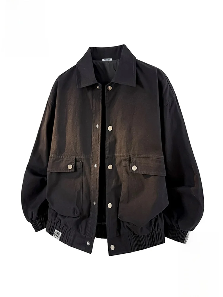 

PaulFrank Waed Pure Cotton Workwear Jaet Men's Loose Casual Trendy Outerwear Autumn Seasonal Faionable Monkey Design