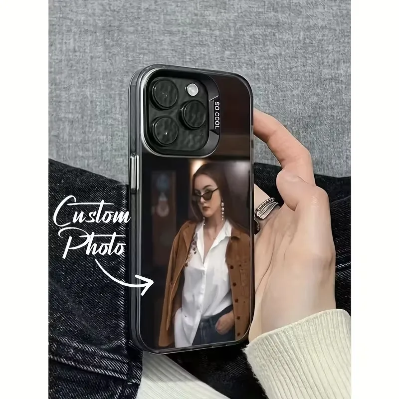 Funda Personalizada con Foto DIY para iPhone 18 17 16 15 14 13 12 11 Pro XS Max X XR 7 8 Plus Mini Air, Cubierta Rígida IMD