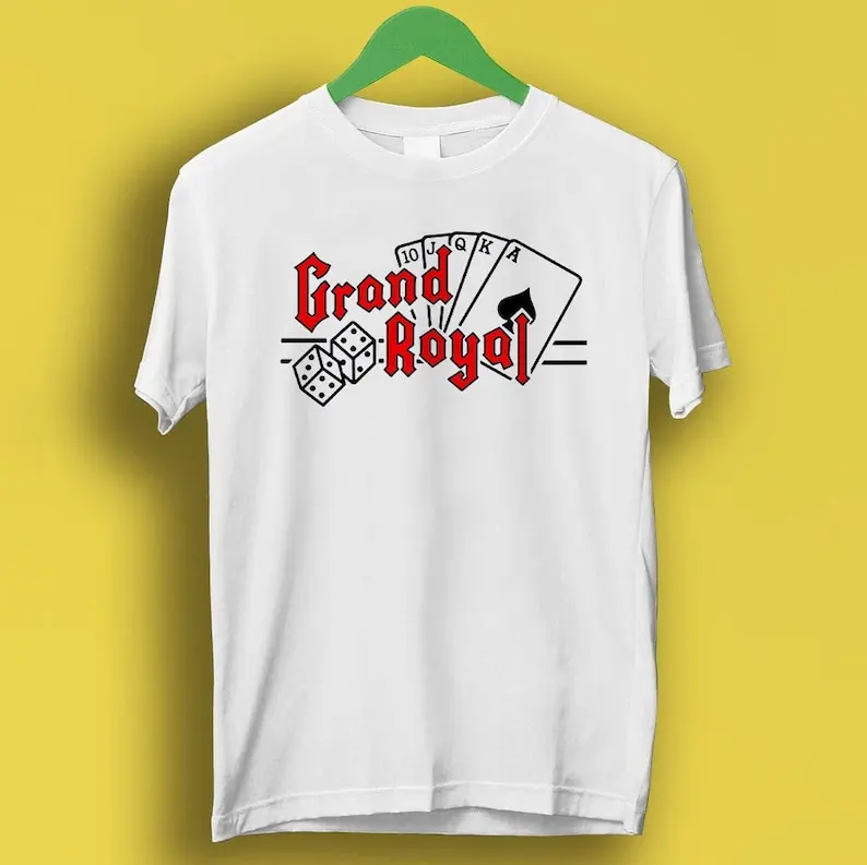 Grand Royal 1990s Record Label Vinyl T Shirt Logo Music Retro Top Tee Gift Super Cool Ladies Unisex P178