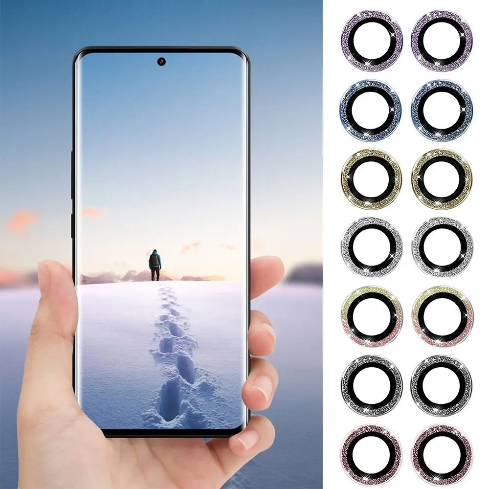 

Full Cover Camera Lens 3D Texture Metal Glass Camera Cover Anti-scrach Protector Ring for Samsung Galaxy Z Flip 5