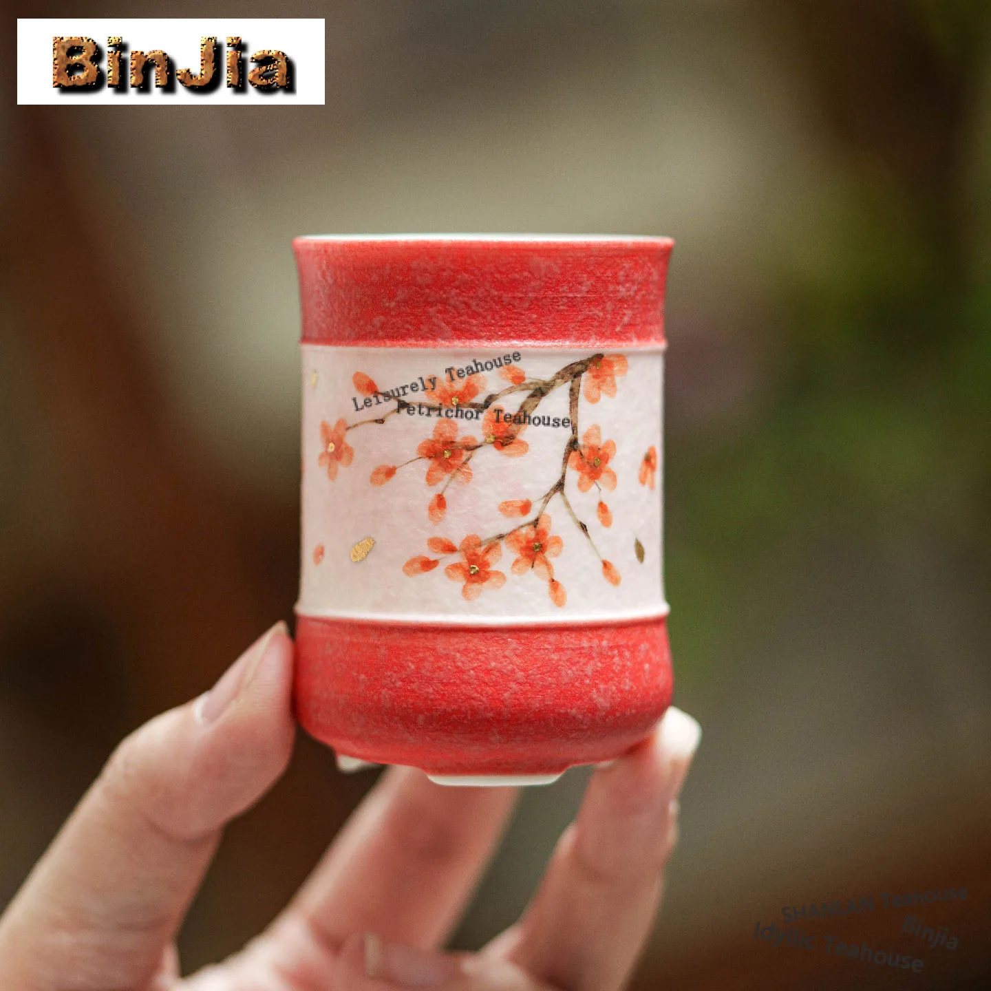 

78ml Hand-painted Plum Blossom Teacup Boutique Tea Bowl Tea Cup Set Tea-tasting Fragrance Cup Chazhan Master Cups Tea Ceremony