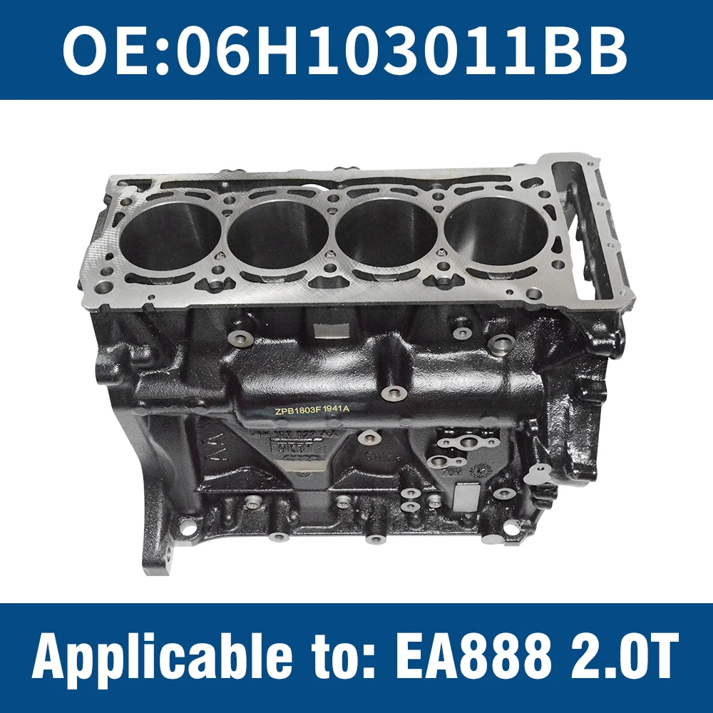 Auto Engine Parts Car Engine Block 06H103011BB 06H103011R  Cylinder Manufacturers for EA888 2.0T