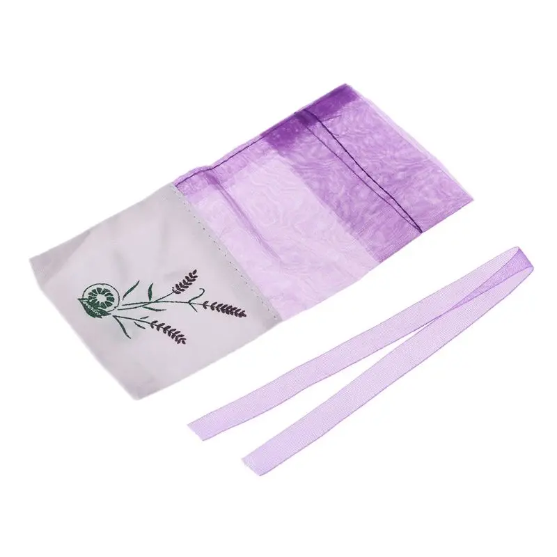 Lavender Sachet Empty Bag Mesh Stitching Beam Pocket For Storage Dry Flowers See