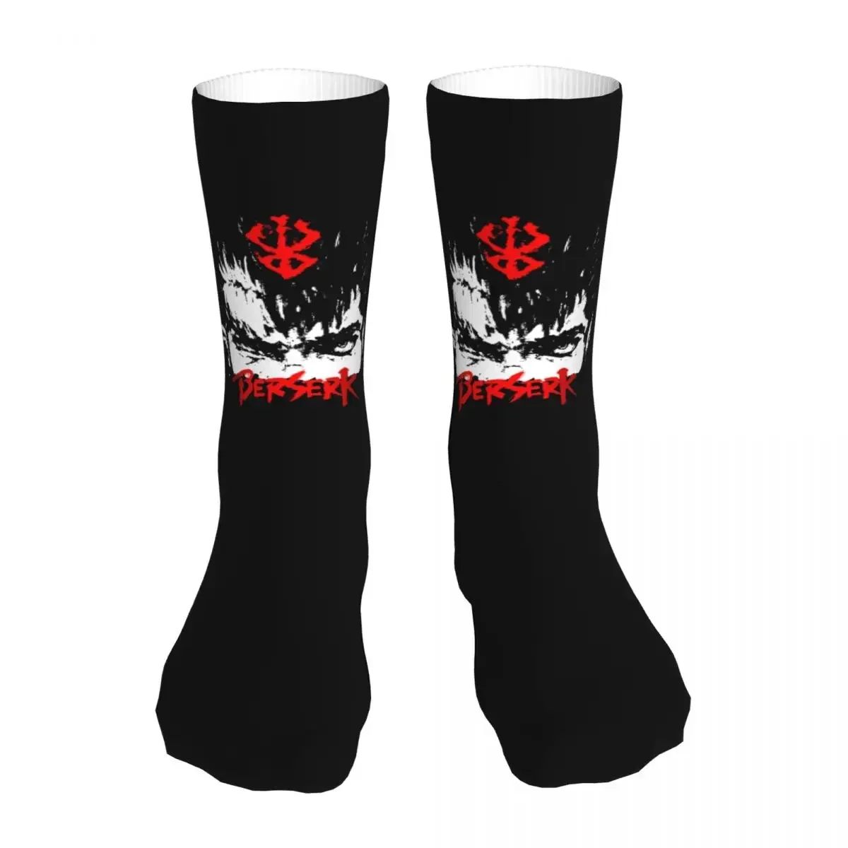 Men Cycling Berserk Guts Anime Socks Cotton Cartoon Oversized Funny  Women