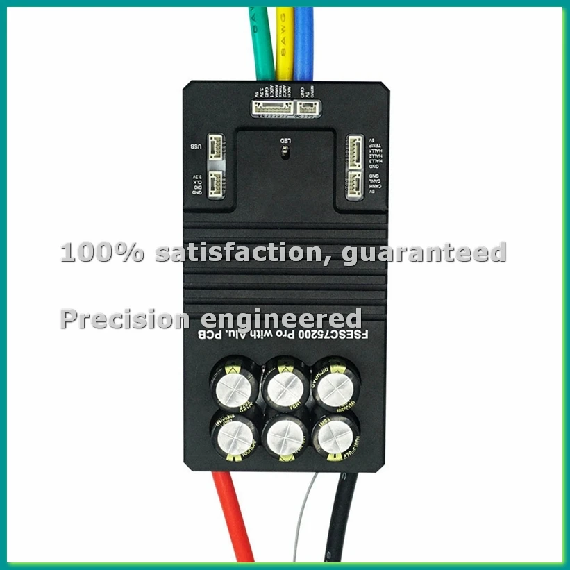 

Контроллер скорости 75200 Pro ESC 84В 300А со встроенным Bluetooth для электроскейтборда/электросамоката/электровелосипеда -BCBW