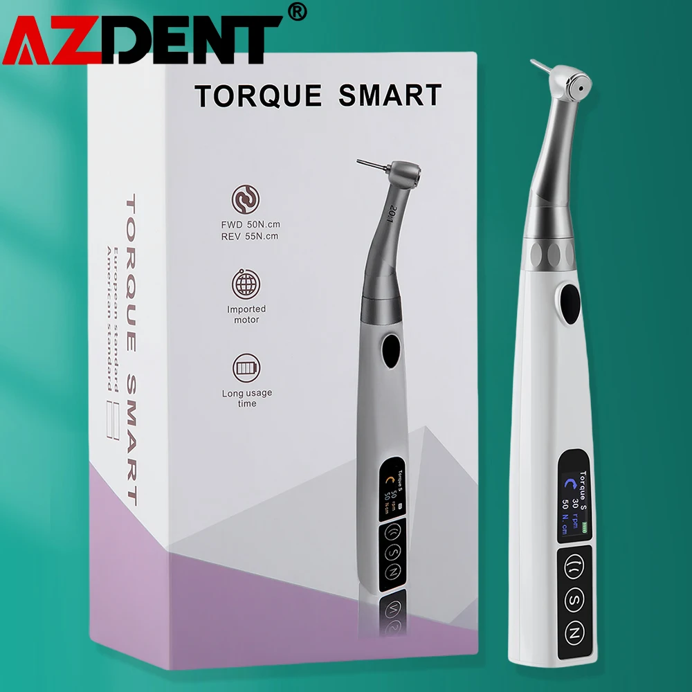 Azdent Dental Electric Implant Wrench Torque Motor Wireless 16 Types of Screwdrivers Kit Dentistry Tools Lab Instruments