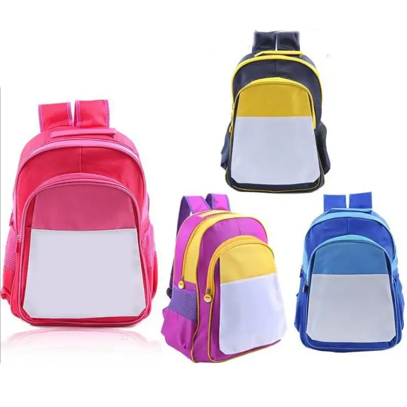 Big Size Custom Sublimation Blanks School Bags Children Primary School Backpacks Kids Book Bag For DIY Kids Children Gifts