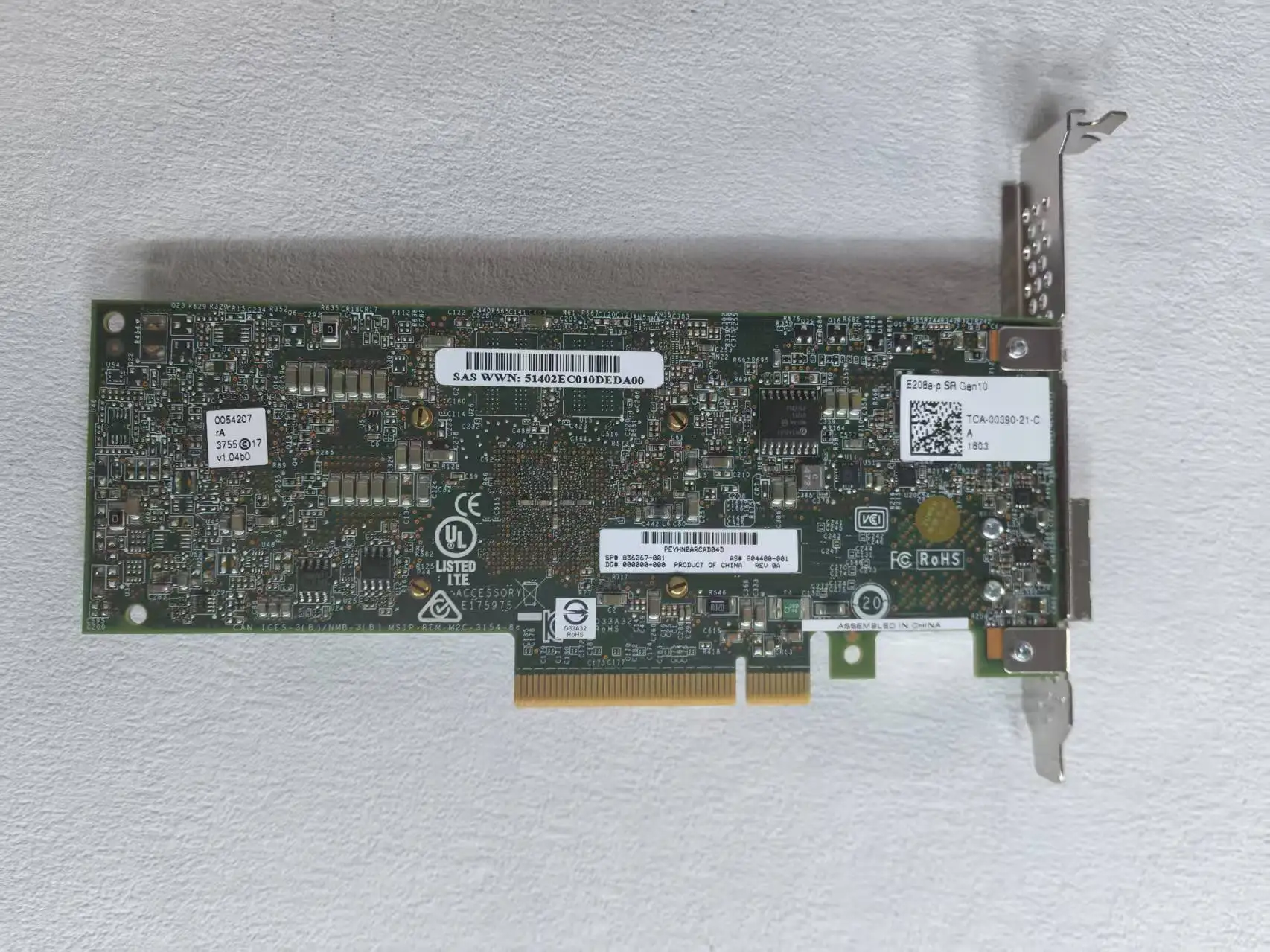 36267-001 Smart Array E208E-P Sr G10 12g Sas Storage Controller