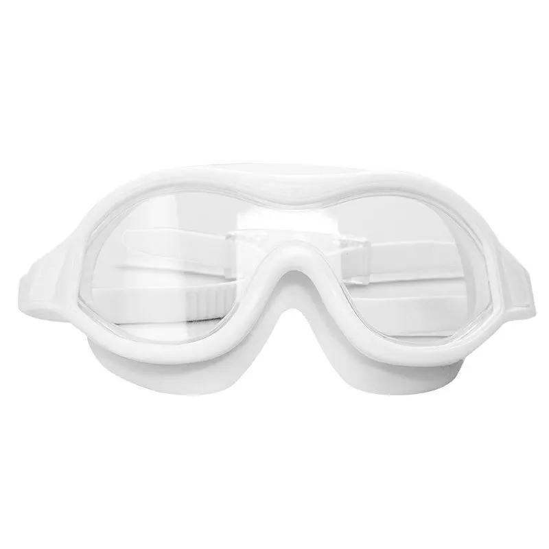 Profissional adulto óculos de natação alta qualidade grande quadro anti-nebulização silicone óculos lentes galvanizadas atacado