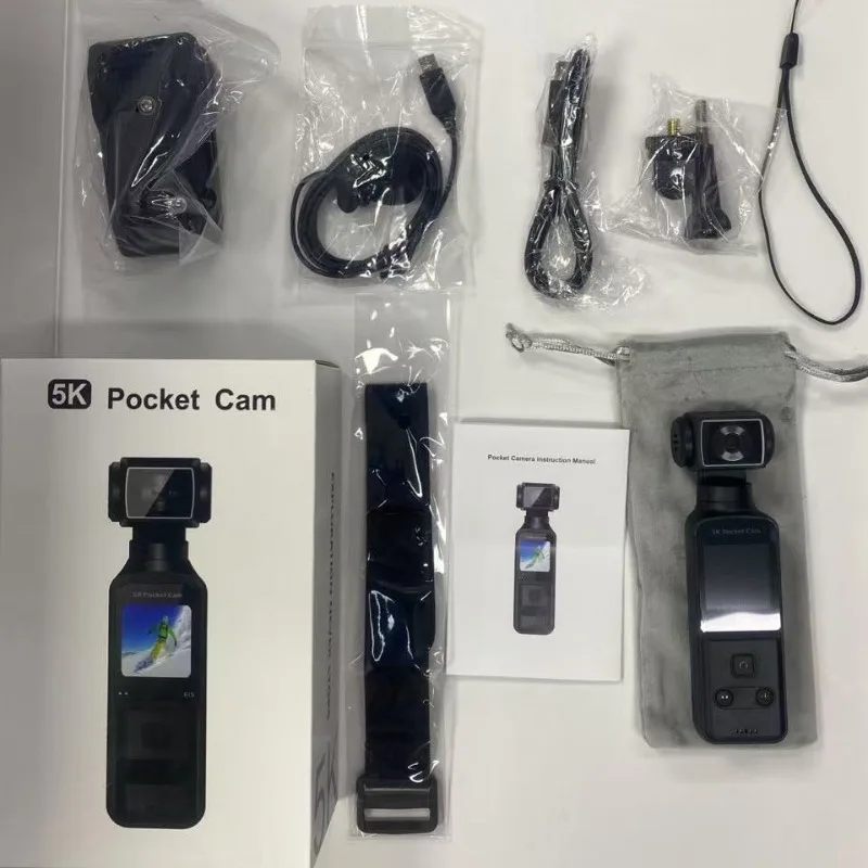 Taschenkamera High Definition Professional 5K Anti-Shake Sport Bergsteigen Handgerät Rückenclip Intelligentes Video