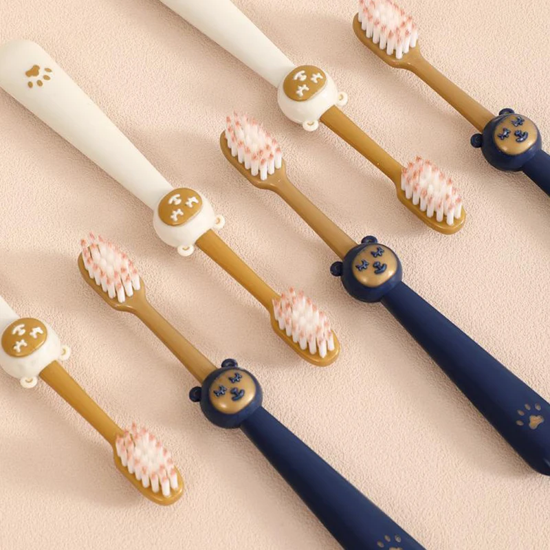 6pcs Cute Soft Fine Bristles Teeth Brush Children'S Tooth Brushes Baby Kids Toothbrush Children Oral Care Cleaning Tool