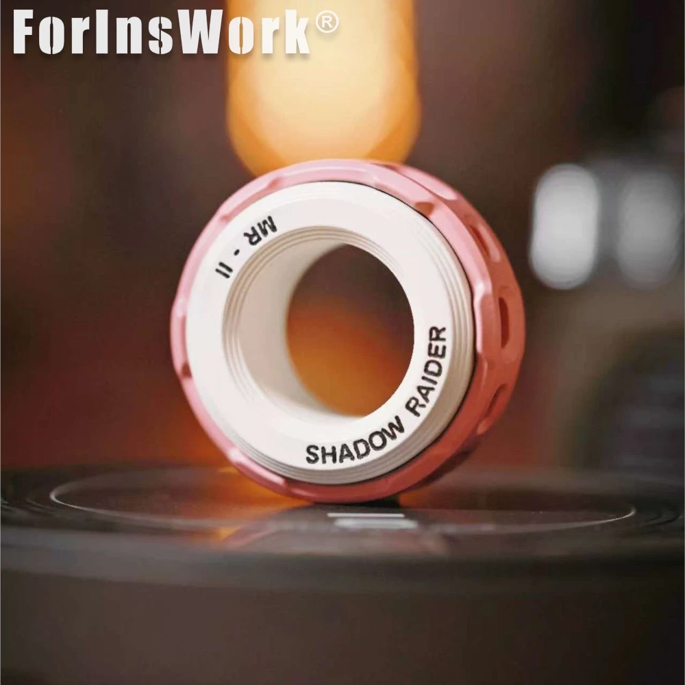 ACedc SweetHeart Shadow Raider Mechanical Ring Ⅱ Ratchet EDC Finger Gyro Fidget Magnet Metal Fidget Slider Finger Spinner