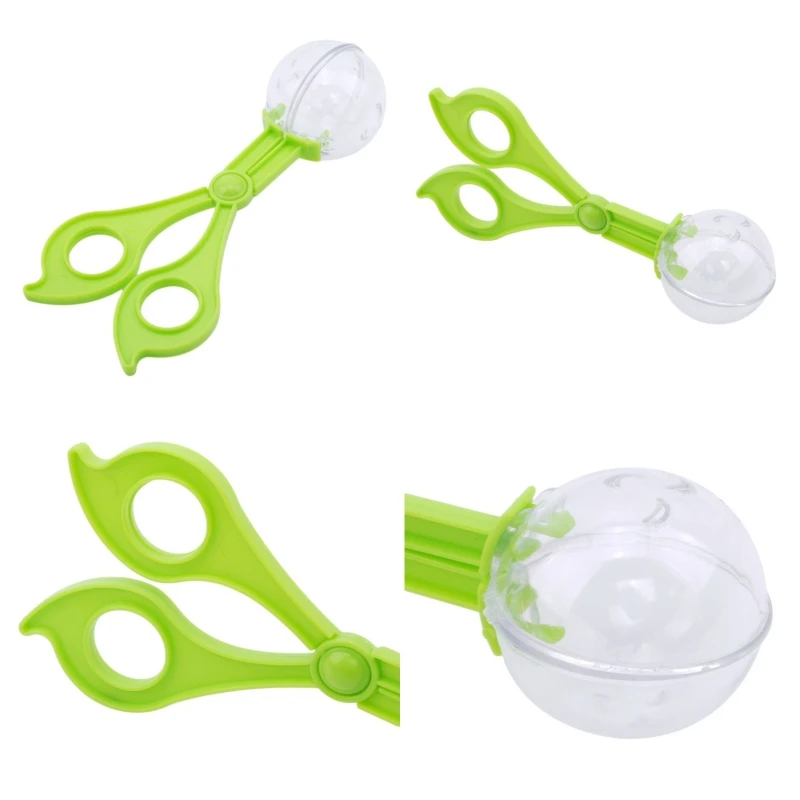 New Children School Plant Insect Biology Study Tool Set Plastic Scissor Clamp Tweezers Cute Nature Exploration Toy Kit For Kids