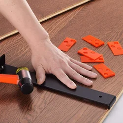 New Laminate and Wood Flooring Installation Kit  Spacers, Tapping Block, Pull Bar and Fiberglass Handle Mallet 1-43PCS