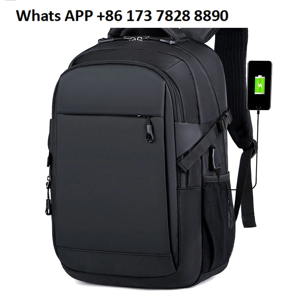 男性 女性 バックパック トラベル リュックサック スクール 15.6インチ ラップトップバッグ USB充電ポート付き