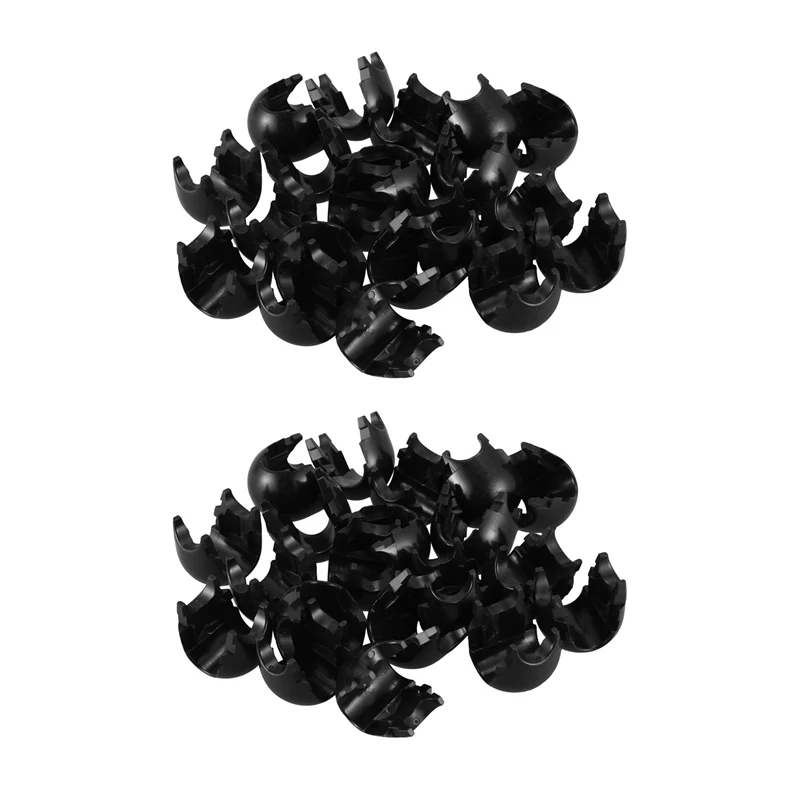 20Pcs Climbing Rope Net Plastic Connector Net Buckle For Outdoor Amusement Swing Climbing Rope Parts Black