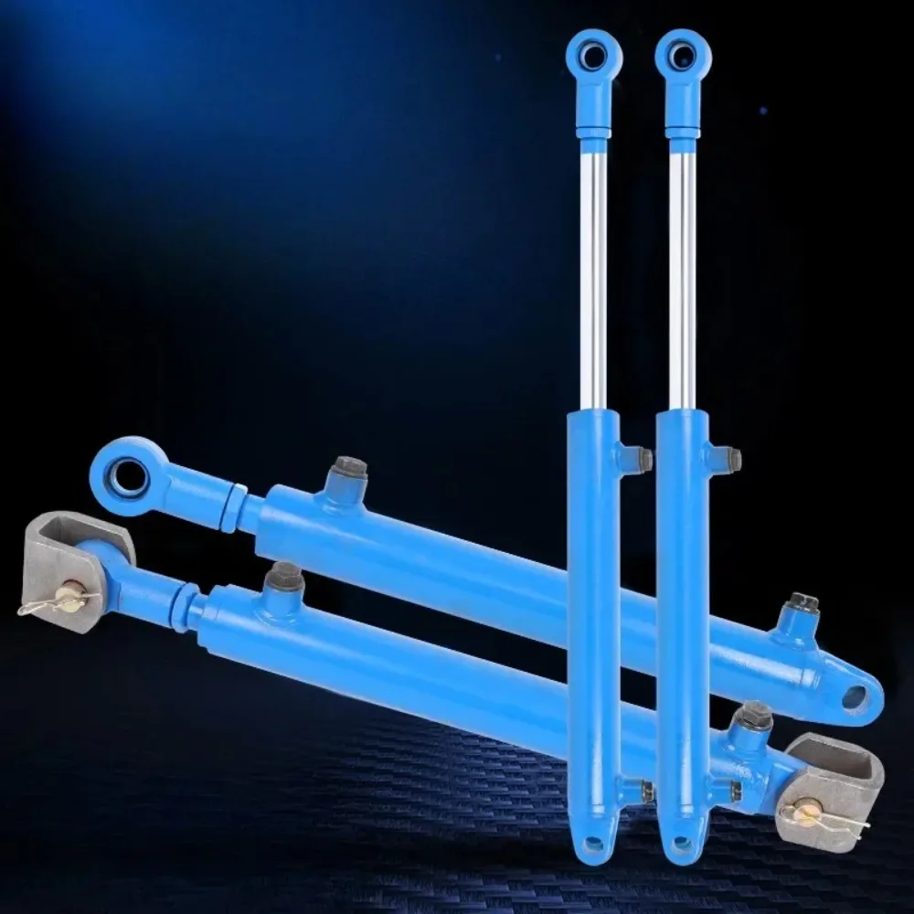 The hydraulic cylinder of HSG40 small-sized two-way excavator has a 2-ton double-ear hydraulic cylinder with oil top