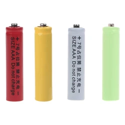 No Power 10440 LR03 AM4 AAA Dummy Fake Battery Setup for Shell Placeholder Cylinder Conductor for BatteryEliminator and