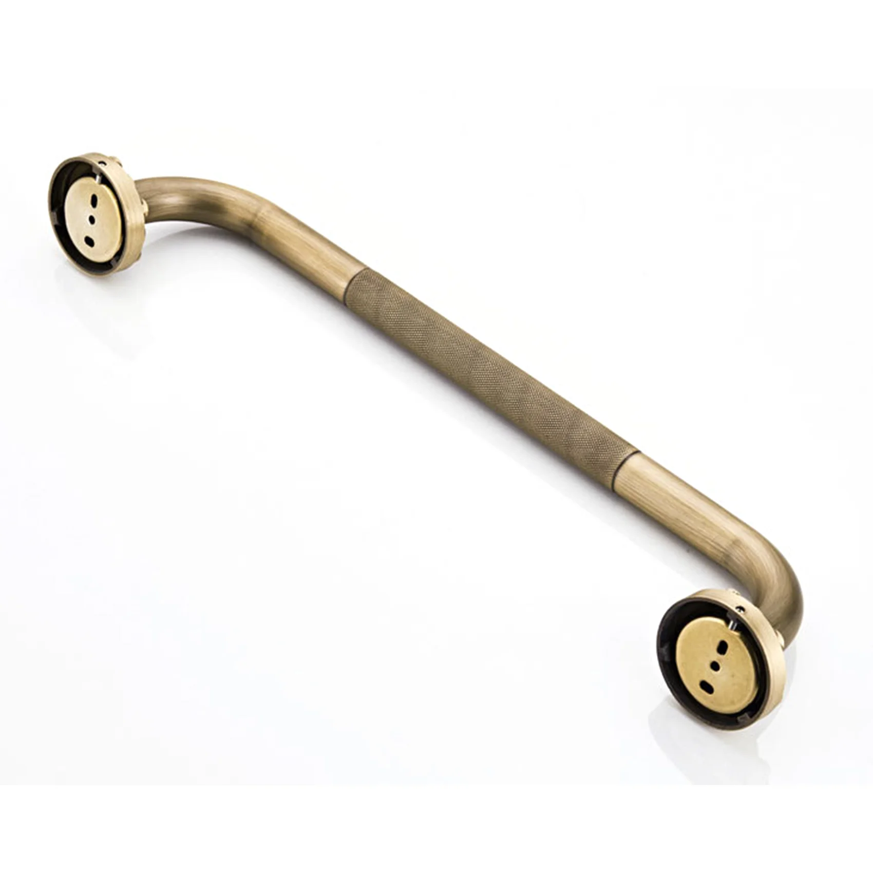 Imagem -02 - Antique Brass Grab Bar Wall Mount Toalheiros do Banheiro Vintage wc Corrimão Alça de Suporte de Segurança do Chuveiro Banheira