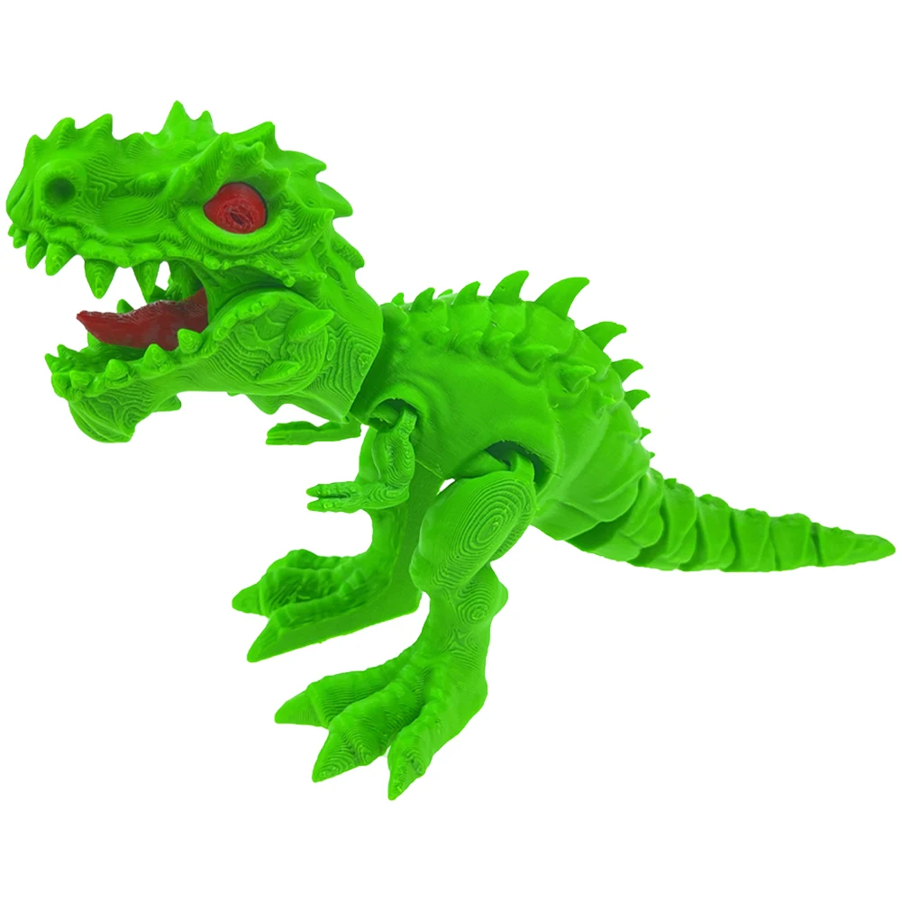 Articulated Tyrannosaurus Rex Tyrannosaurus Rex Dragon Figures Toys 3D Printing Dragon Movable Joint Toy for Boys Gifts