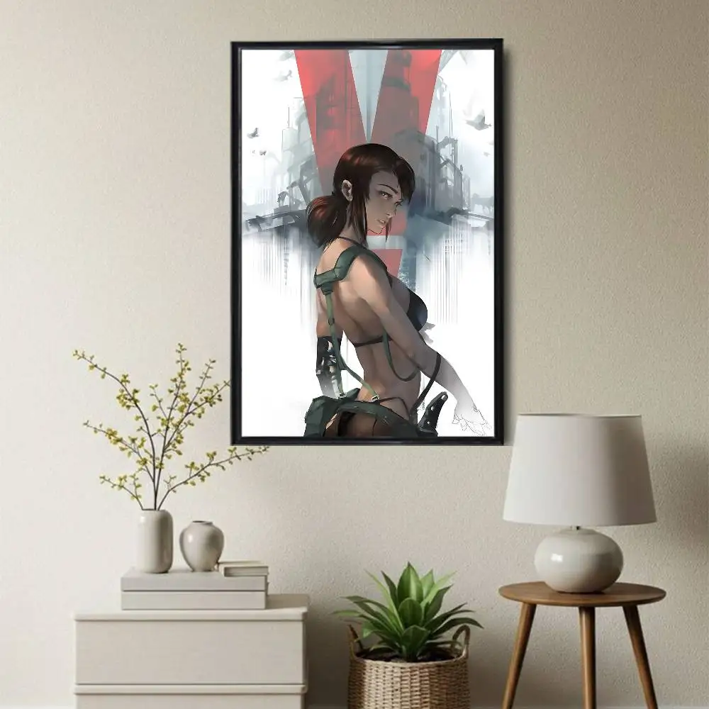 Venom Quiet Metal Gear Solid MGS Wall Art Anime Canvas Painting Poster For Living Room Decoration Picture Home Decor