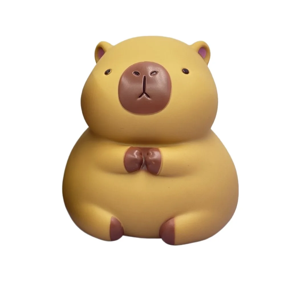 خزان التوفير كابيبارا حصالة على شكل حيوان نموذج ديكور كابيبارا صناديق المال سعة كبيرة الكرتون كابيبارا صندوق تخزين الأطفال/ #1