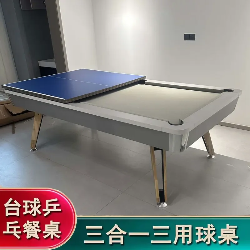 Billiards table Standard marble bluestone black eight billiard  Commercial nine-ball indoor tennis two-in-one