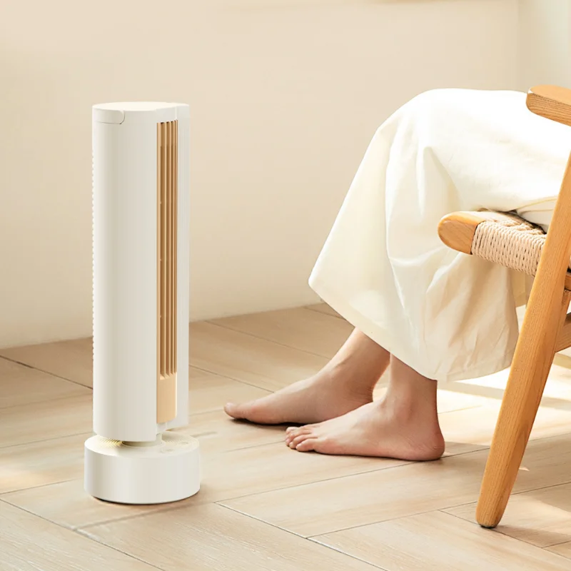 

Leafless household USB desktop tower fan, rechargeable portable large wind wall fan