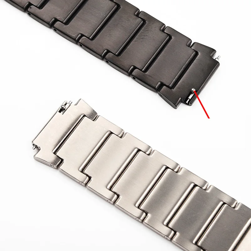 Titanium Lightweight Bracelet for Renault Gemini Men's Watch 8840199 8840259 Titanium Steel Strip with Raised Mouth Wristband