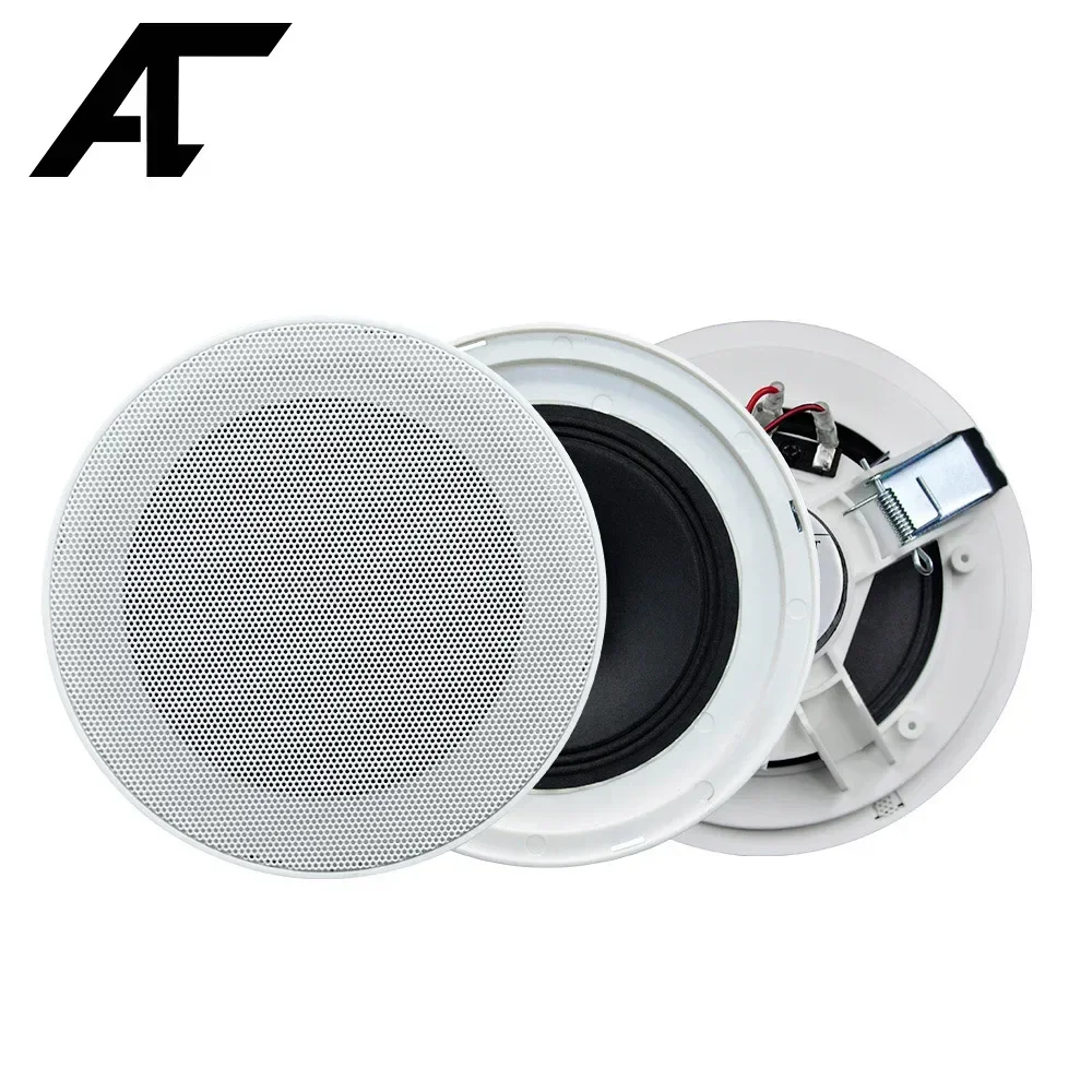 In-Ceiling Coxial 8ohm Speaker Mini loudspeaker Column Stereo Sound Speaker kit Studio Equipment Music Smart Home Recessed Audio