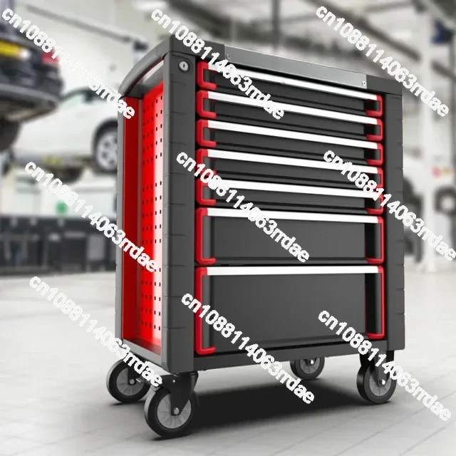 Kinbox Workbench Tool Chest/Cart/Trolley Garage Tool Cabinet Set Tool Box with Hand Tools Workshop Garage Storage