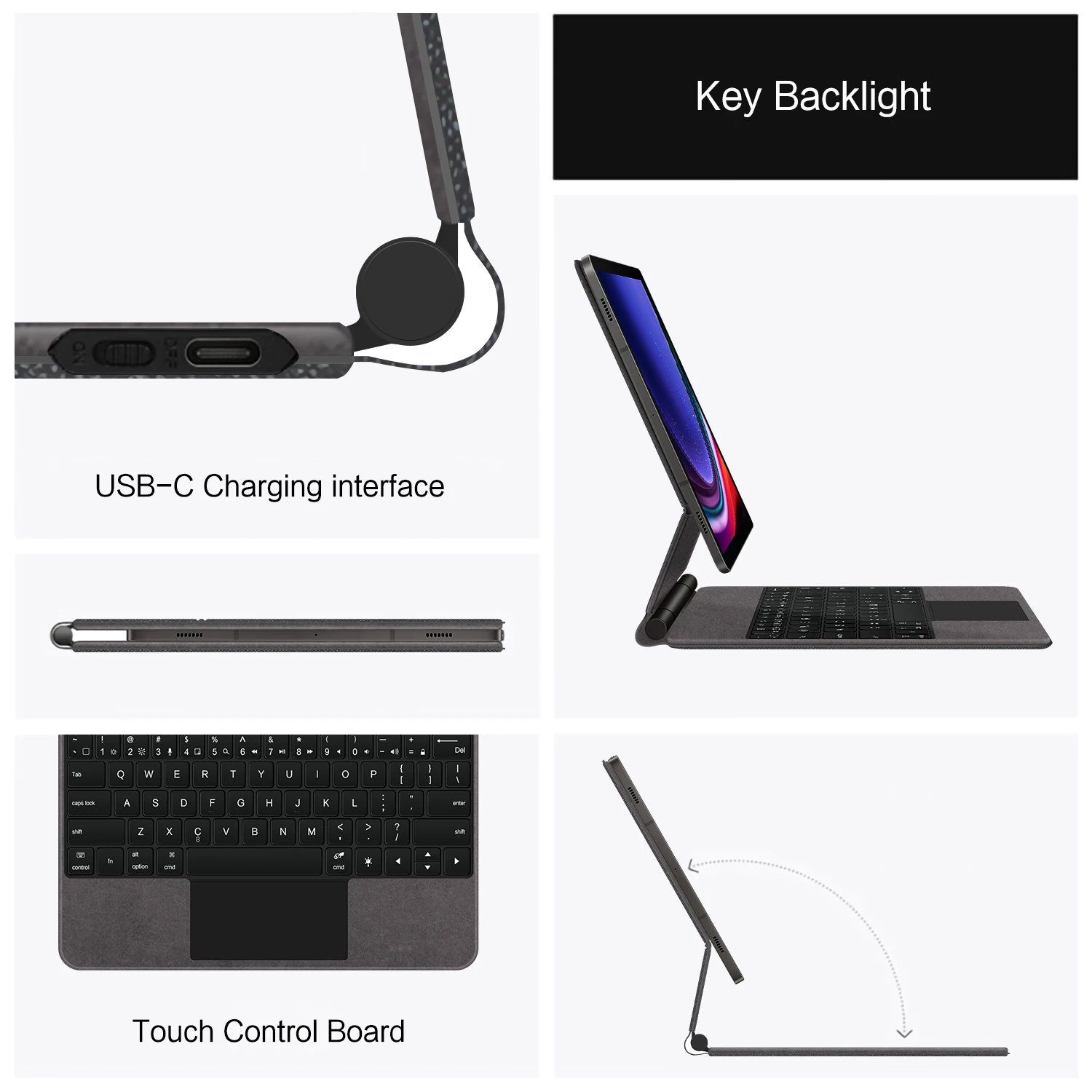 Magic Keyboard for Samsung Galaxy Tab S7 S8 S9 11\