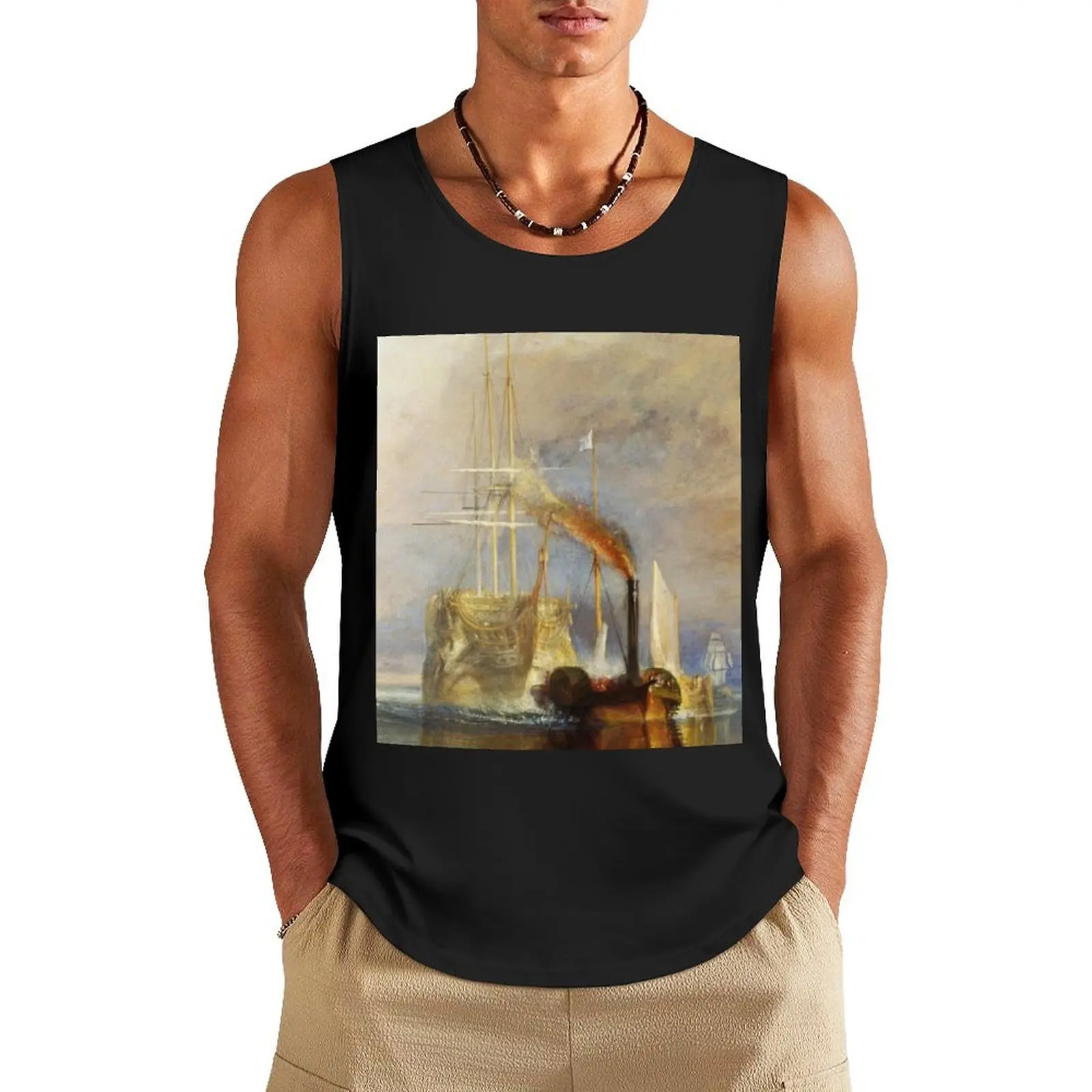 The Fighting Temeraire by JMW Turner Tank Top gym Men's clothing brands gym t shirt men