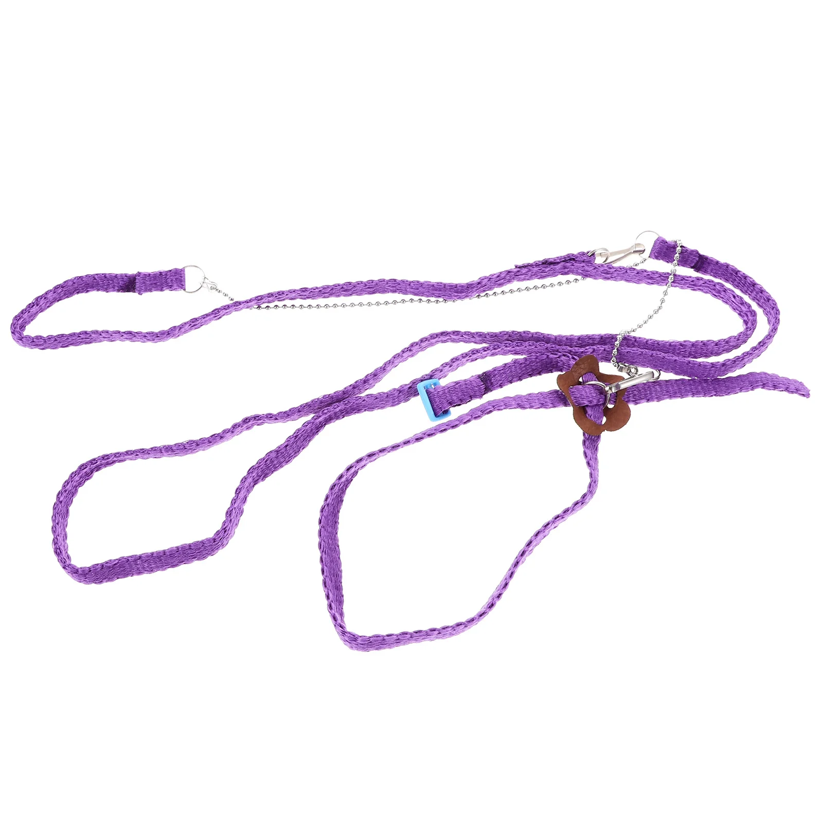 

1.2m Reptile Lizard Harness Leash Adjustable Nylon Durable Metal Clasp Outdoor Use Reptile Harness Lizard Leash