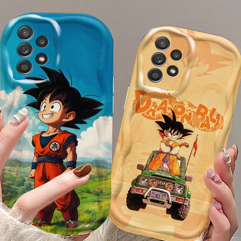 

Manga Goku Dragon Ball For Samsung A73 A72 A71 A56 A55 A54 A53 A52 A51 A32 A36 A26 A25 A13 A14 5G Wave Oil Phone Case