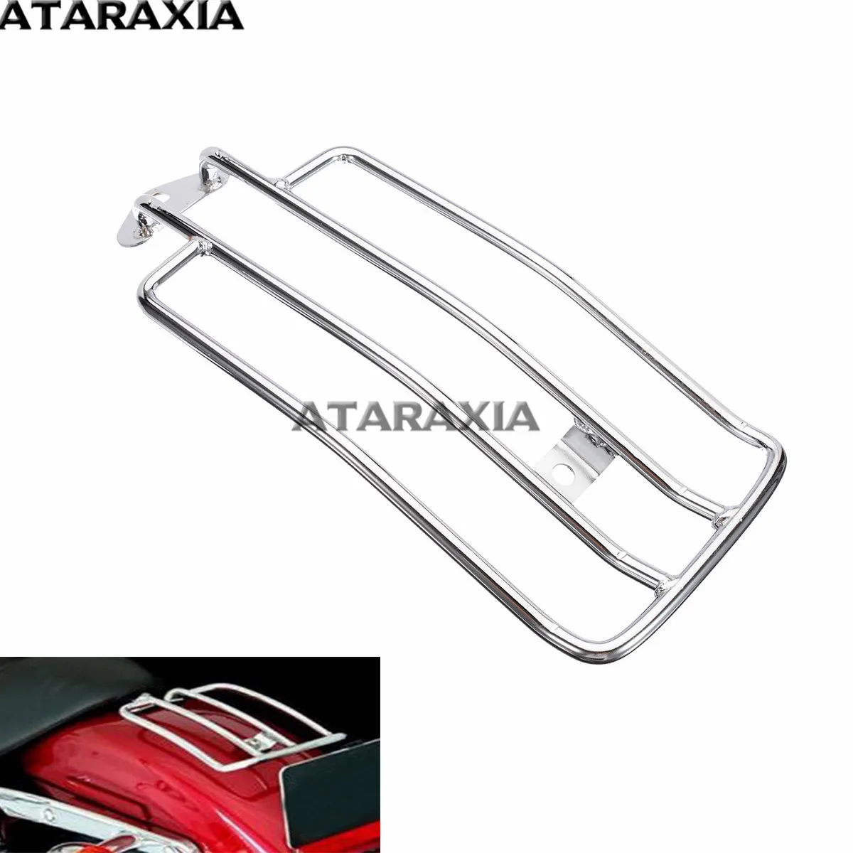 

Motorcycle Rear Solo Seat Luggage Rack Support Shelf Rear Solo Seat Luggage Rack Support For Harley Sportster Iron XL 883 1200