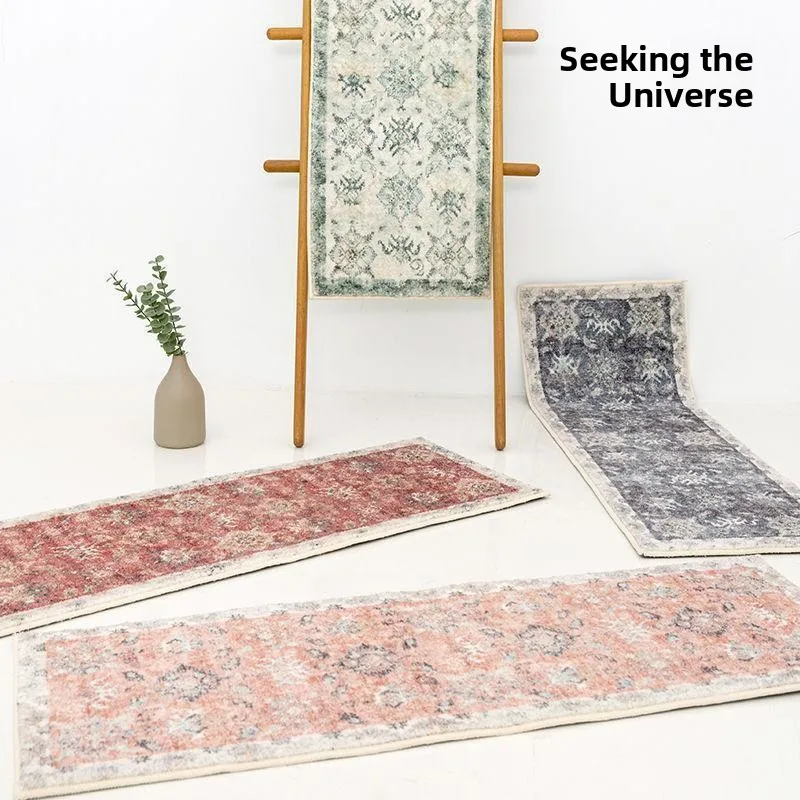 

Nordic Modern Persian Antique Carpet Living Room Coffee Table Rug Bedroom Bede American Ethnic Sle Rectangle Crystal Velvet