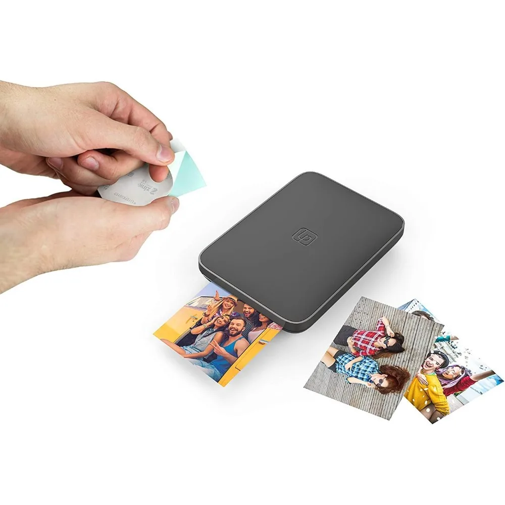 Papel fotográfico instantáneo Lifeprint Premium Zink, paquete de 80, tamaño 3x4, compatible con impresoras Lifeprint 3x4